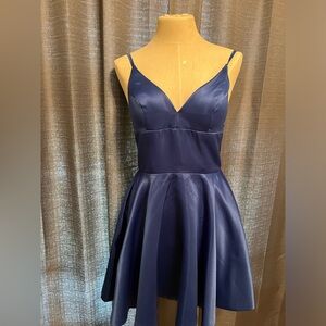 Blue homecoming dress